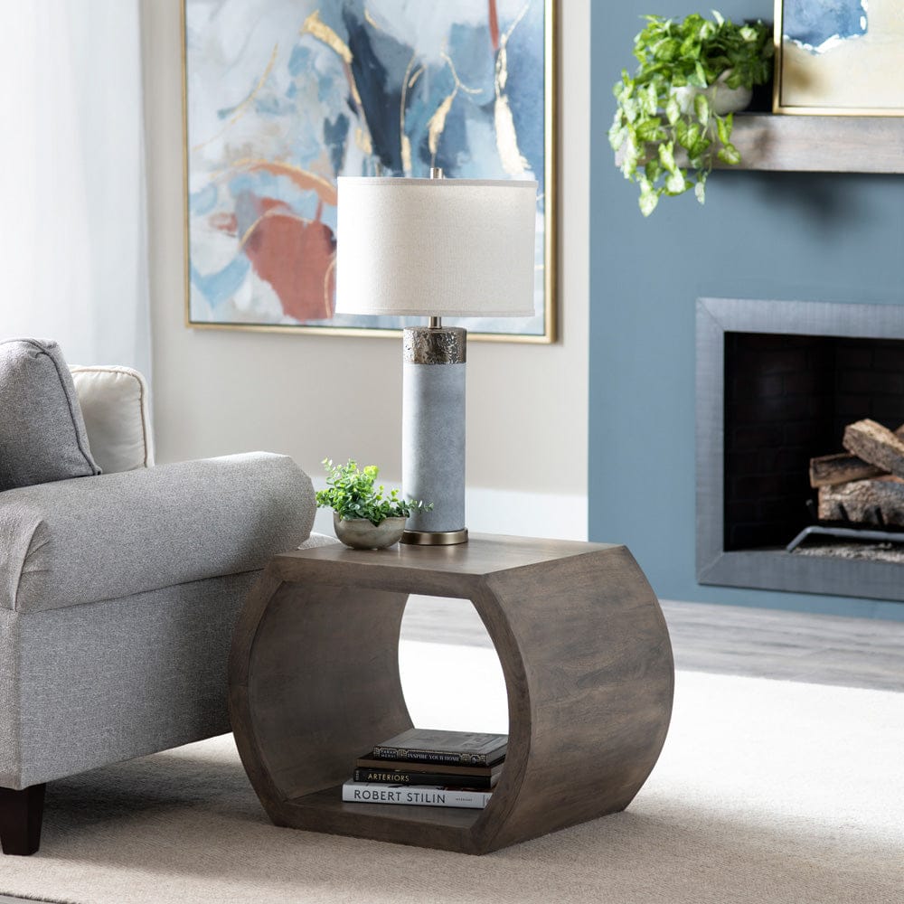 Crestview Collection - Infinity Rectangle Brown Solid Wood Accent End Table - CVFNR4274 view 4