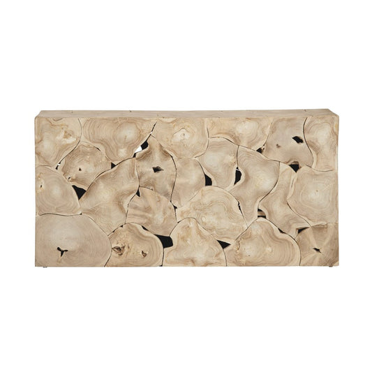 Crestview Collection - Jackson 60 in. Tan Solid Wood Accent Console Sofa Table - CVFDR1244 view 2