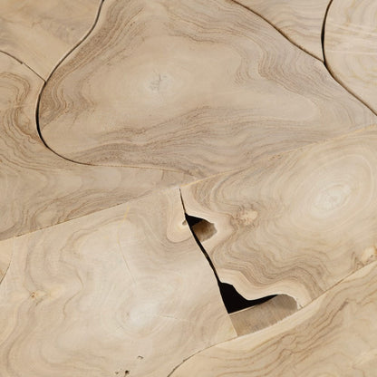 Crestview Collection - Jackson Tan Solid Wood Rectangle Coffee Table / Cocktail Table - CVFDR1242 view 3