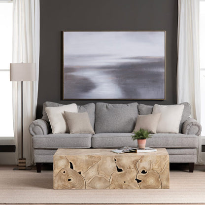 Crestview Collection - Jackson Tan Solid Wood Rectangle Coffee Table / Cocktail Table - CVFDR1242 view 5