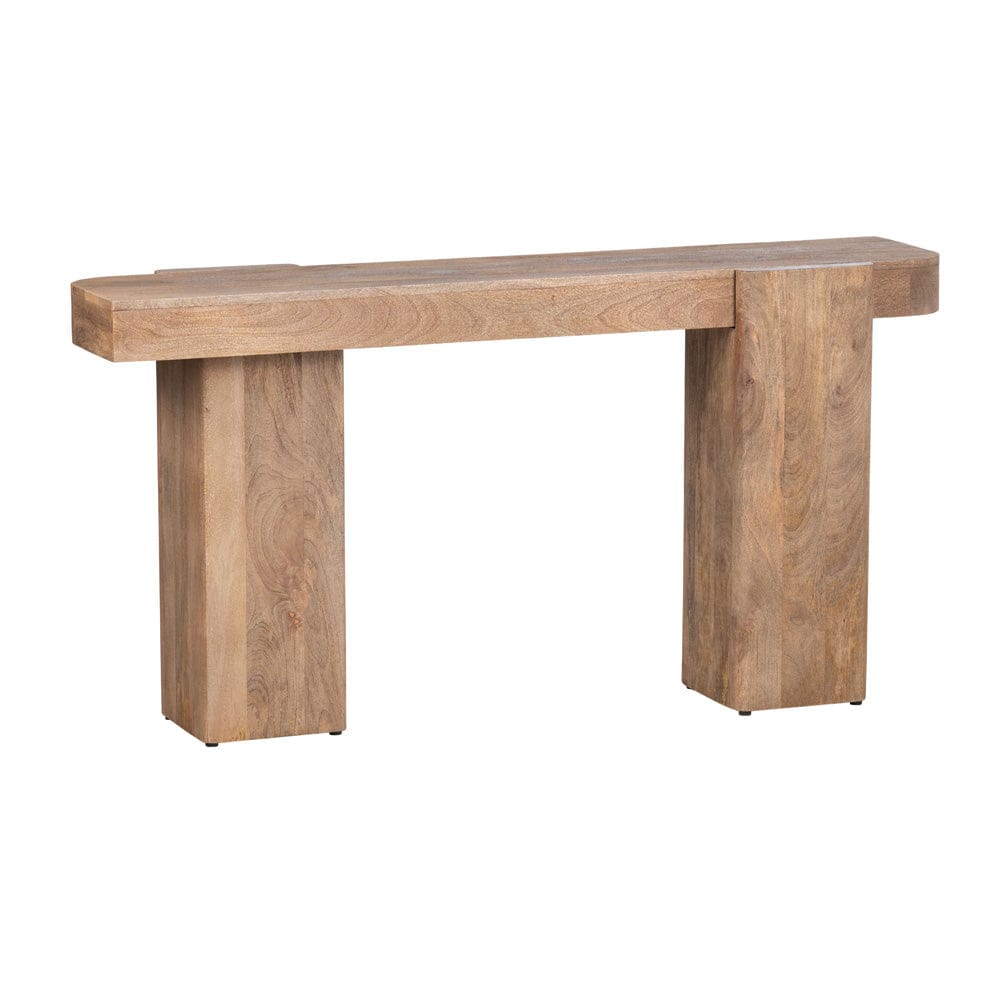 Crestview Collection - Lafayette 60 in. Brown Solid Wood Accent Console Sofa Table - CVFNR4628 view 1
