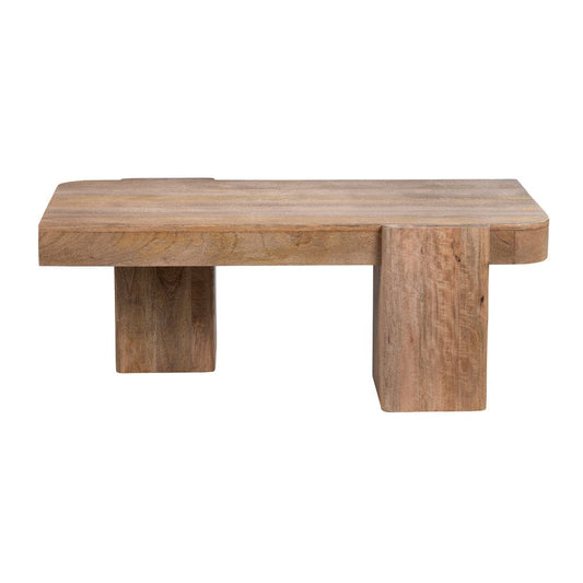 Crestview Collection - Lafayette Brown Solid Wood Rectangle Coffee Table / Cocktail Table - CVFNR4626 view 1
