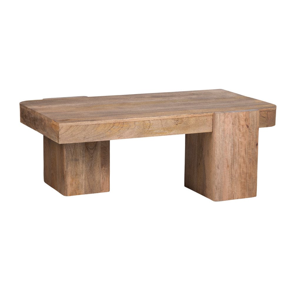 Crestview Collection - Lafayette Brown Solid Wood Rectangle Coffee Table / Cocktail Table - CVFNR4626 view 2