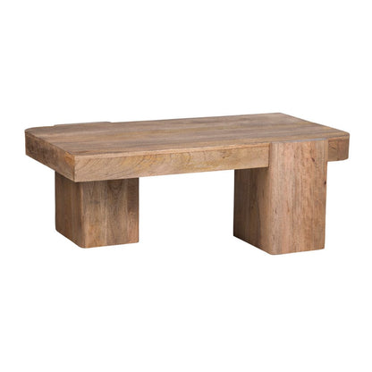 Crestview Collection - Lafayette Brown Solid Wood Rectangle Coffee Table / Cocktail Table - CVFNR4626 view 2