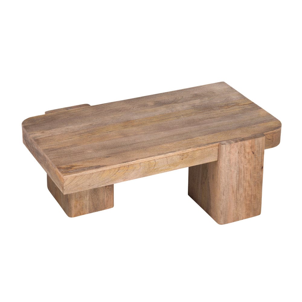 Crestview Collection - Lafayette Brown Solid Wood Rectangle Coffee Table / Cocktail Table - CVFNR4626 view 3