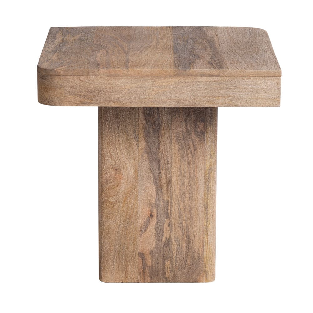 Crestview Collection - Lafayette Square Brown Solid Wood Accent End Table - CVFNR4627 view 3