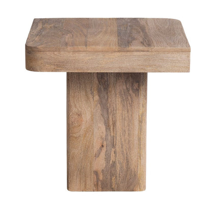 Crestview Collection - Lafayette Square Brown Solid Wood Accent End Table - CVFNR4627 view 3