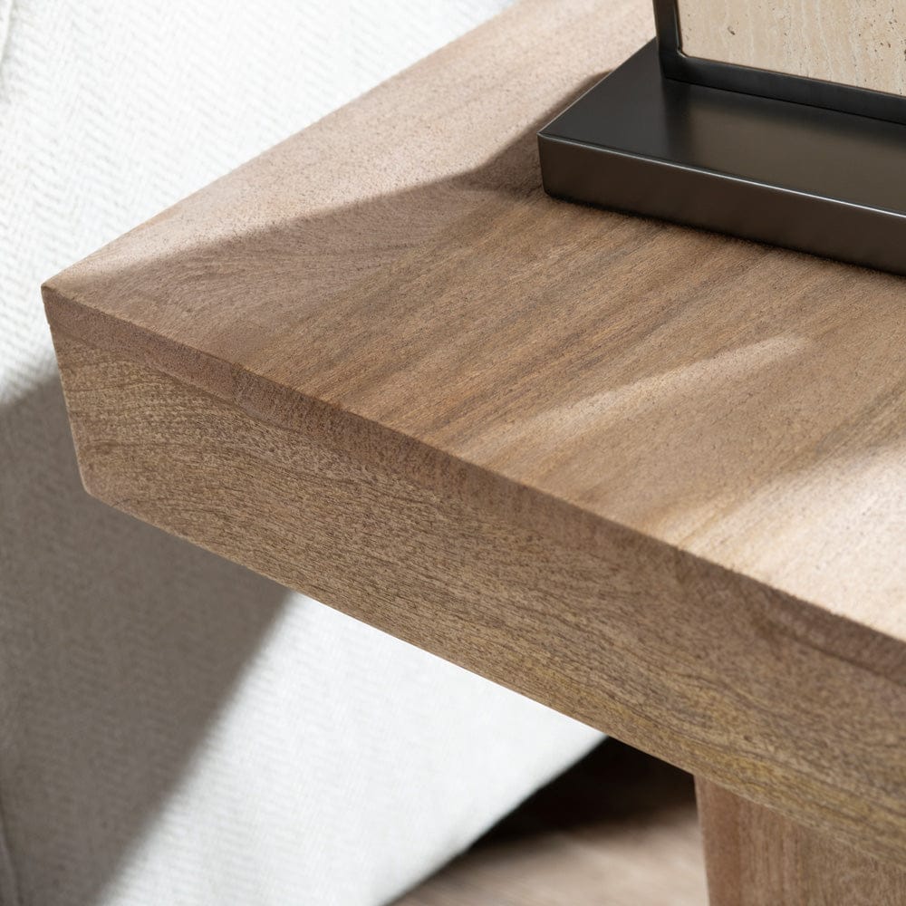 Crestview Collection - Lafayette Square Brown Solid Wood Accent End Table - CVFNR4627 view 5