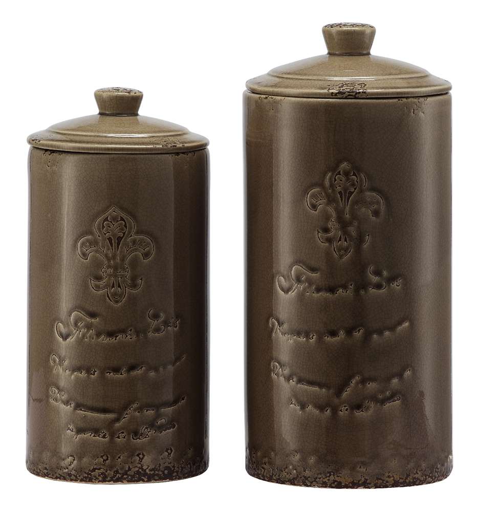 Crestview Collection - Lefler Lidded Vases - CVVSA1006 - CLOSEOUT veiw 1