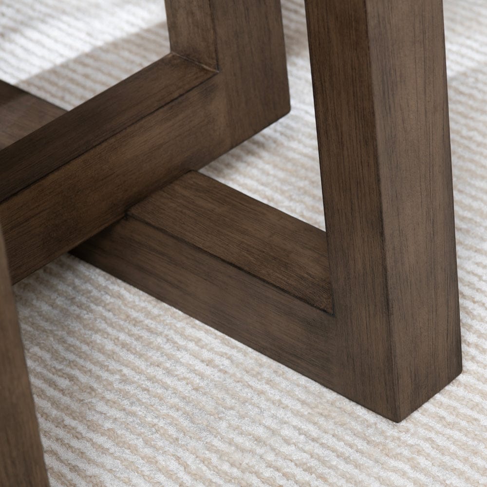 Crestview Collection - Lennox 80 in. Brown Solid Wood Accent Console Sofa Table - CVFDR1216 view 5