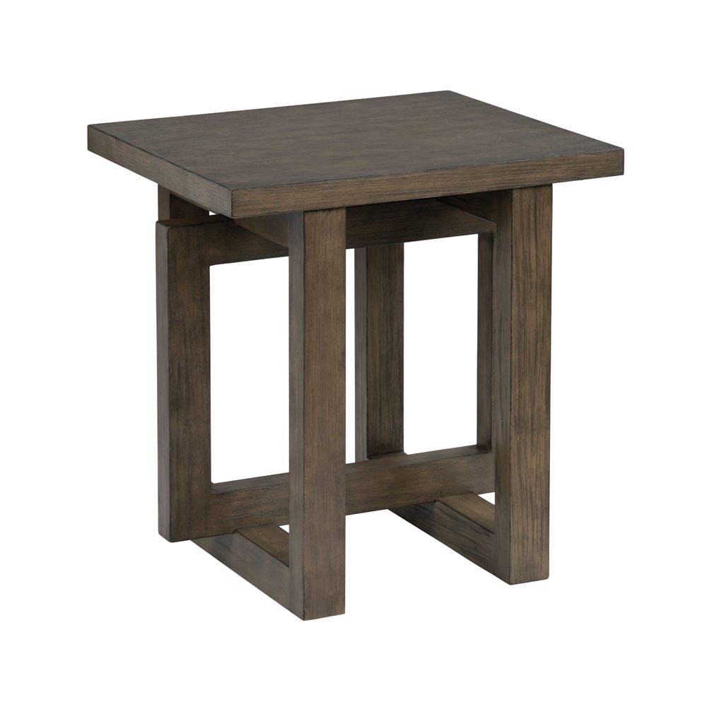 Crestview Collection - Lennox Square Brown Solid Wood Accent End Table - CVFDR1215 view 1