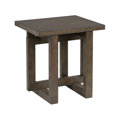 Crestview Collection - Lennox Square Brown Solid Wood Accent End Table - CVFDR1215 view 1