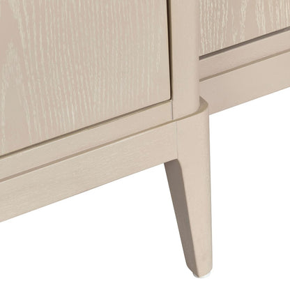 Crestview Collection - Lexington 75.5 in. Beige Solid Wood 4 Door Media Credenza / Sideboard - CVFDR1041 view 4