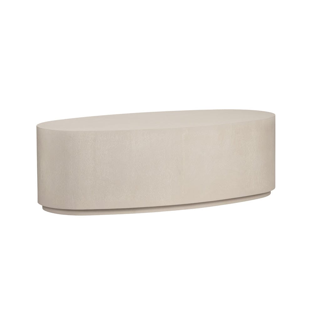 Crestview Collection - Lexington Beige Solid Wood Oval Coffee Table / Cocktail Table - CVFDR1042 view 1