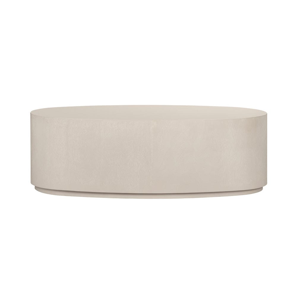Crestview Collection - Lexington Beige Solid Wood Oval Coffee Table / Cocktail Table - CVFDR1042 view 2