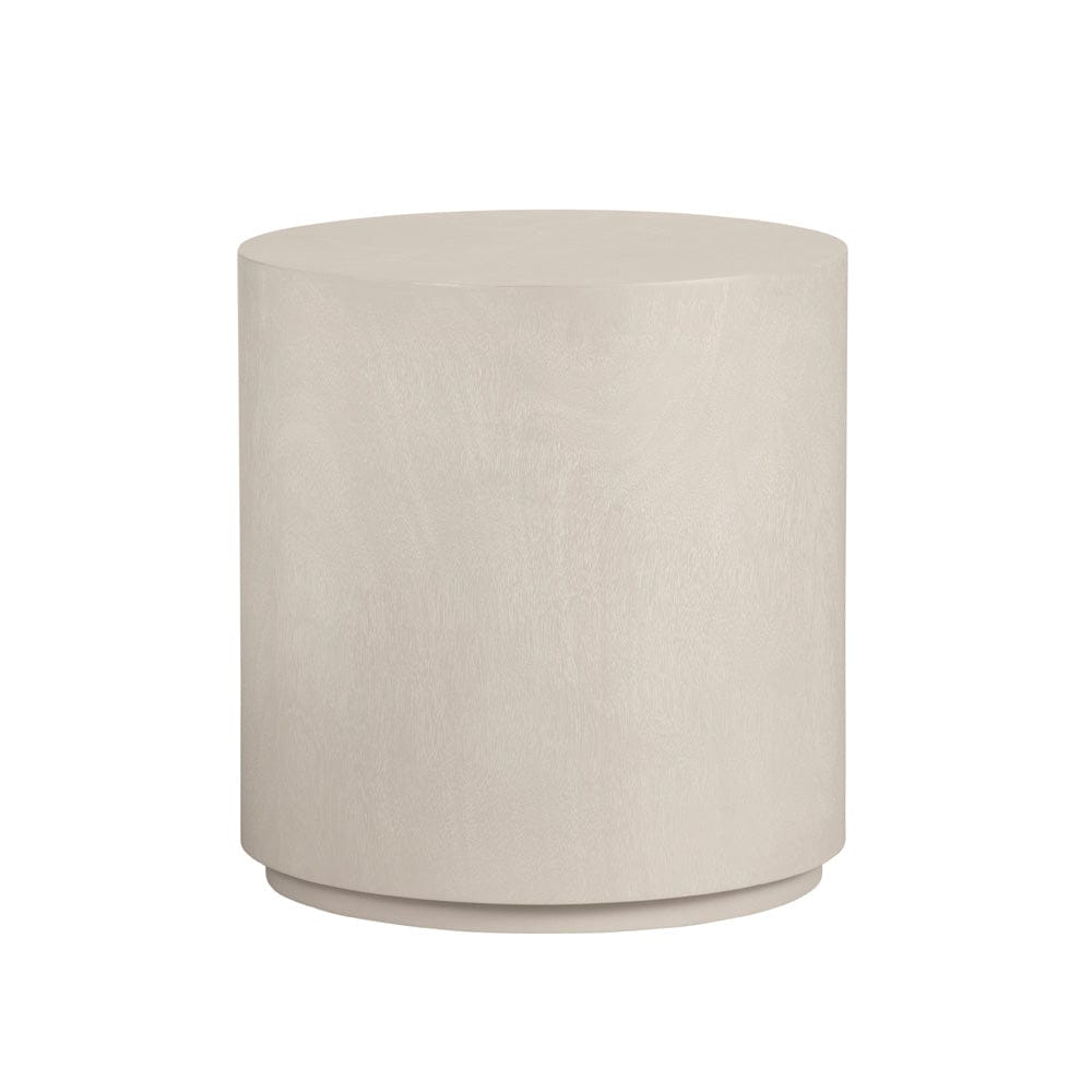 Crestview Collection - Lexington Round Beige Solid Wood Accent End Table - CVFDR1043 view 1