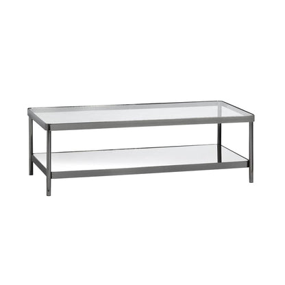 Crestview Collection - Lowery Gray Metal Rectangle Coffee Table / Cocktail Table - CVFZR6190 view 1
