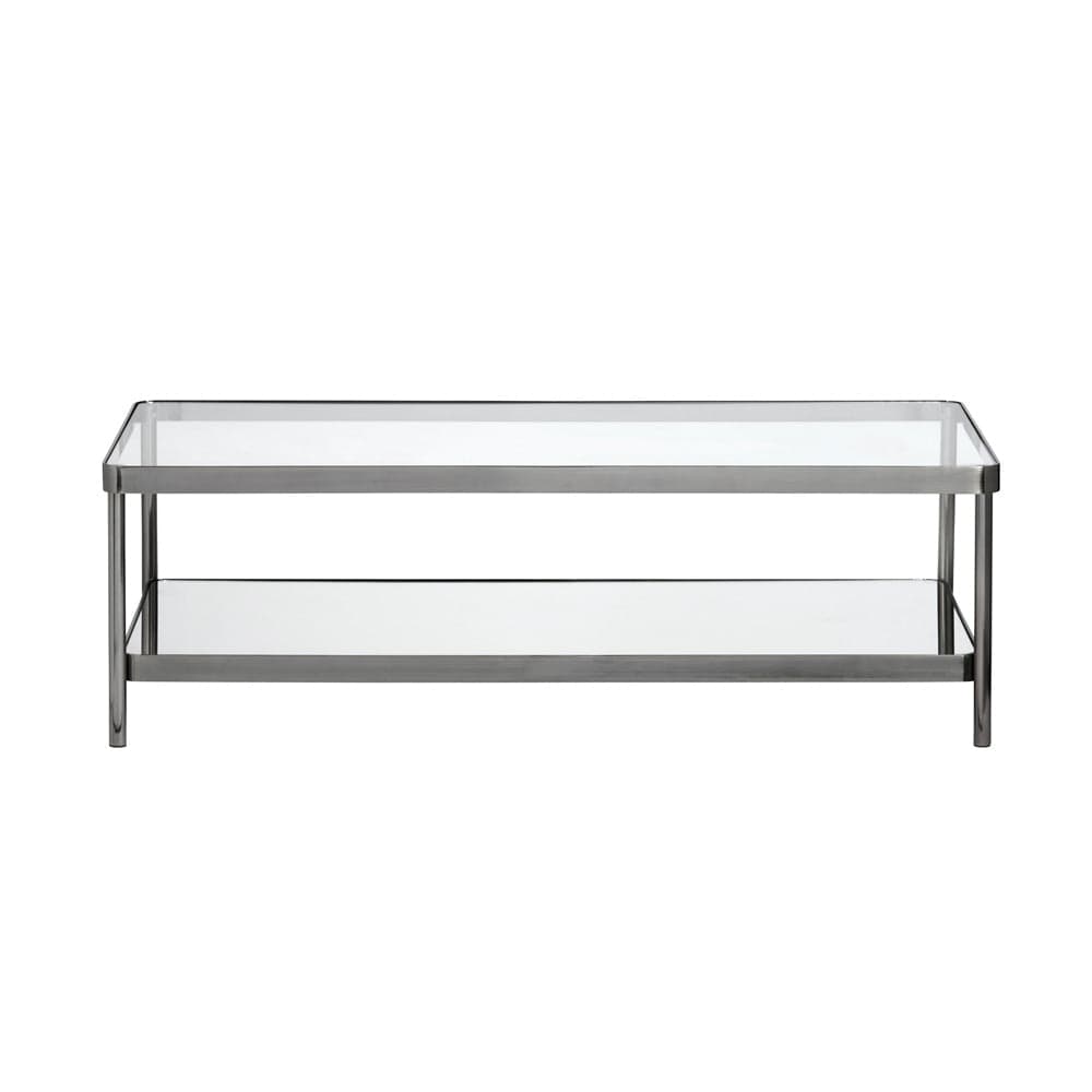Crestview Collection - Lowery Gray Metal Rectangle Coffee Table / Cocktail Table - CVFZR6190 view 2