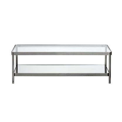 Crestview Collection - Lowery Gray Metal Rectangle Coffee Table / Cocktail Table - CVFZR6190 view 2