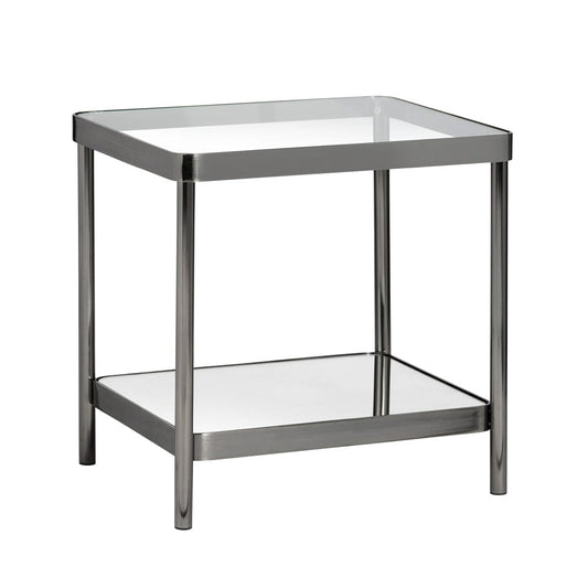 Crestview Collection - Lowery Square Gray Metal Accent End Table - CVFZR6191 view 1