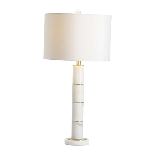 Crestview Collection - Marble Column Table Lamp (Set of 2) - CVAVP614 veiw 1