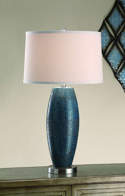Crestview Collection - Melrose Blue Table Lamp (Set of 2) - CVAP1348 veiw 2