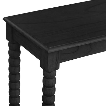 Crestview Collection - Meridian 55.25 in. Black Solid Wood Accent Console Sofa Table - CVFDR1024 view 3