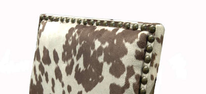 Crestview Collection - Mesquite Ranch Leather and Faux Cowhide Side Chair - CVFZR3719 veiw 2