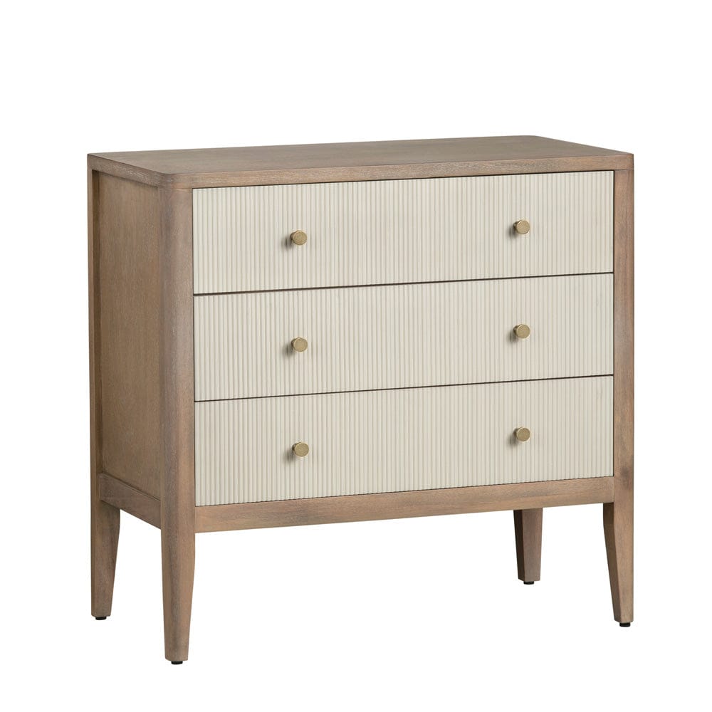 Crestview Collection - Montclair Brown Solid Wood 3 Drawer Accent Chest - CVFDR1046 view 1