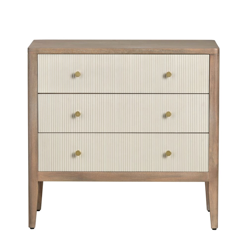 Crestview Collection - Montclair Brown Solid Wood 3 Drawer Accent Chest - CVFDR1046 view 2