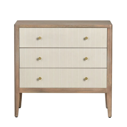 Crestview Collection - Montclair Brown Solid Wood 3 Drawer Accent Chest - CVFDR1046 view 2