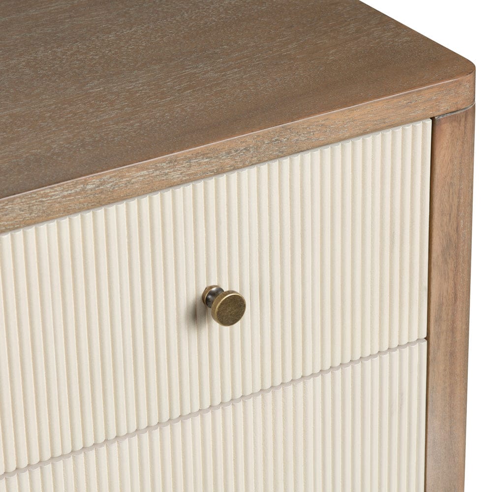 Crestview Collection - Montclair Brown Solid Wood 3 Drawer Accent Chest - CVFDR1046 view 3