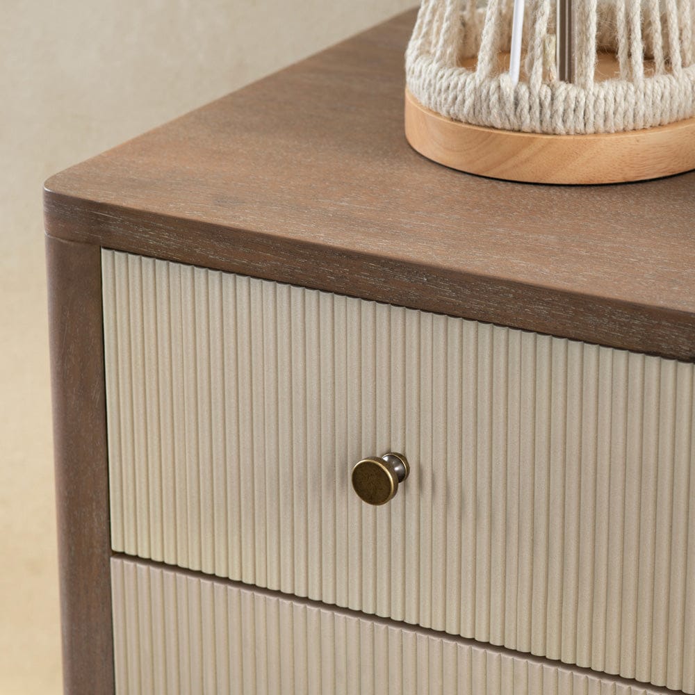 Crestview Collection - Montclair Brown Solid Wood 3 Drawer Accent Chest - CVFDR1046 view 4