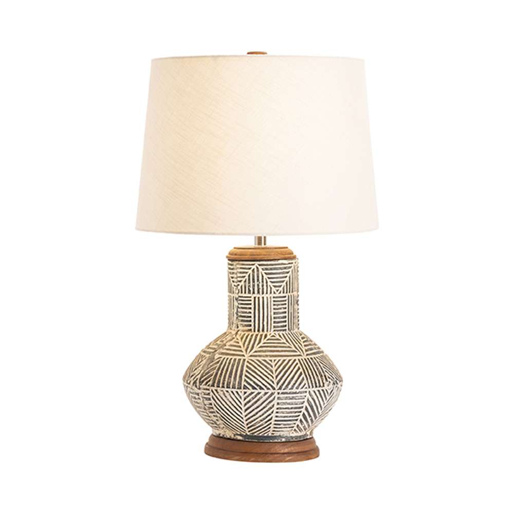 Crestview Collection - Monterey Tribal Motif Table lamp - CVIDZA065 veiw 1