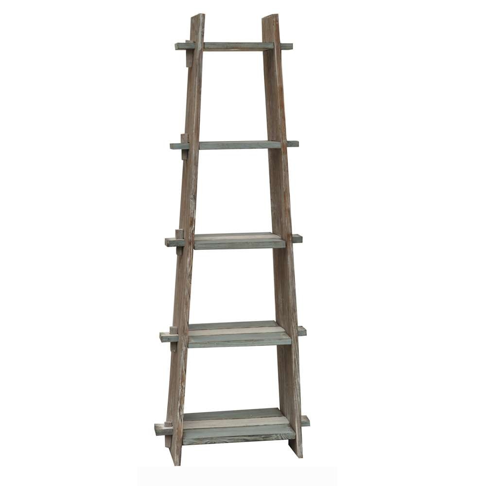 Crestview Collection - Nantucket Weathered Wood Etagere - CVFZR698 veiw 1