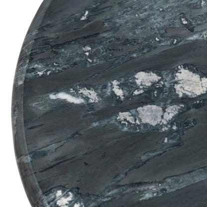 Crestview Collection - Noir Round Black Marble Accent End Table - CVFNR4637 view 3