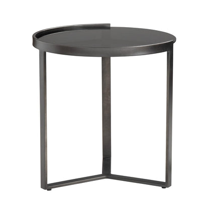Crestview Collection - Nova Round Black Accent End Table - CVFNR4861 view 1