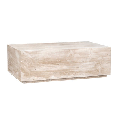 Crestview Collection - Palermo Beige Travertine Rectangle Coffee Table / Cocktail Table - CVFNR4640 view 1