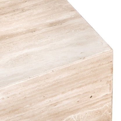 Crestview Collection - Palermo Beige Travertine Rectangle Coffee Table / Cocktail Table - CVFNR4640 view 3