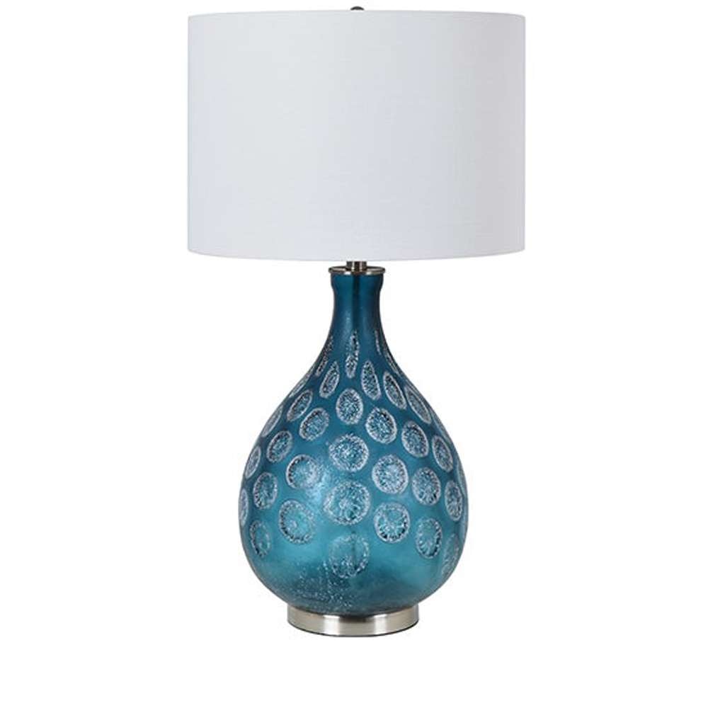 Crestview Collection - Pearson Table Lamp White Linen Shade - CVABS1630 veiw 1