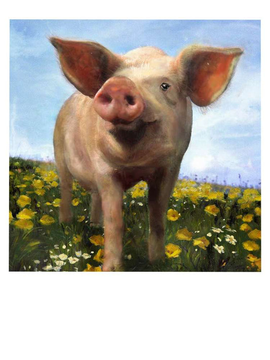 Crestview Collection - Pig Out Wall Art - CVTOP1920 _CLOSEOUT veiw 1