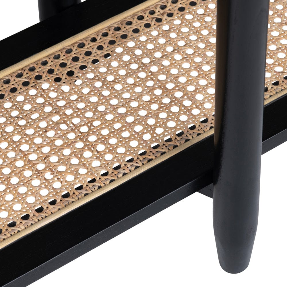 Crestview Collection - Port Royal 64 in. Black Solid Wood Accent Console Sofa Table - CVFDR1039 view 3