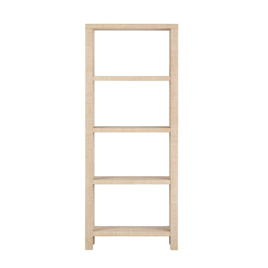 Crestview Collection - Providence 78 in. Tan Rafia 4 Shelf Etagere - CVFDR1009 view 2