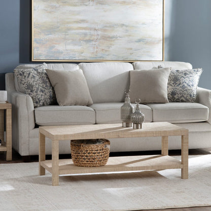 Crestview Collection - Providence Tan Rafia Rectangle Coffee Table / Cocktail Table - CVFDR1007 view 5