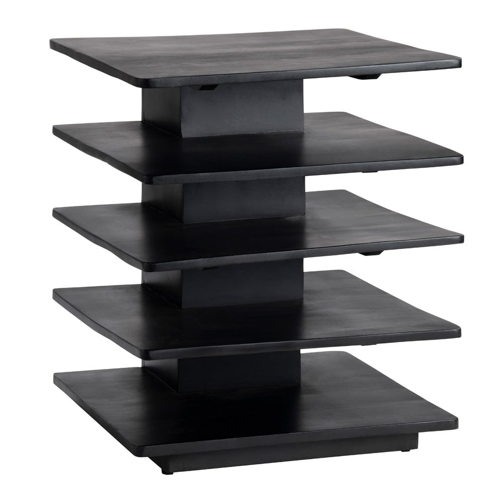 Crestview Collection - Rectangle Black Solid Wood Accent End Table - CVFNR9210 view 1