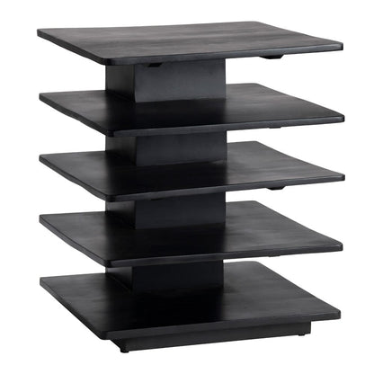Crestview Collection - Rectangle Black Solid Wood Accent End Table - CVFNR9210 view 1