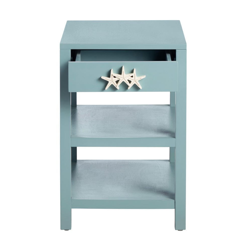 Crestview Collection - Rectangle Blue Wooden Accent End Table - CVFVR8411 view 3