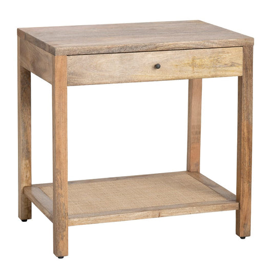 Crestview Collection - Rectangle Brown Solid Wood Accent End Table - CVFNR4527 view 1
