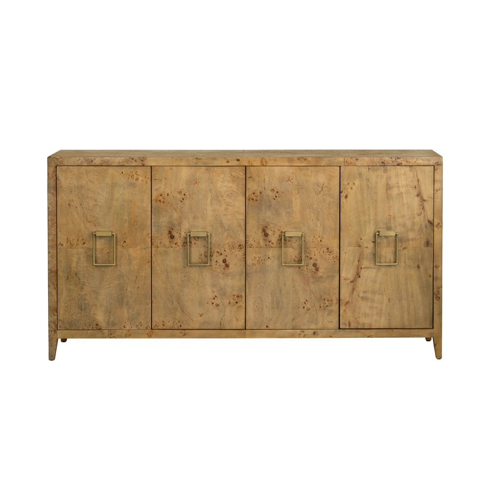 Crestview Collection - Richmond 72 in. Brown Solid Wood 4 Door Media Credenza / Sideboard - CVFDR1034 view 2