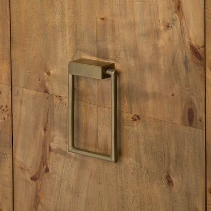 Crestview Collection - Richmond 72 in. Brown Solid Wood 4 Door Media Credenza / Sideboard - CVFDR1034 view 4